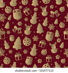 illustration of new year pattern