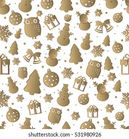 illustration of new year pattern