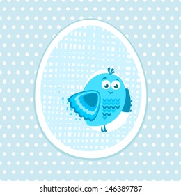 Illustration  for newborn boy 