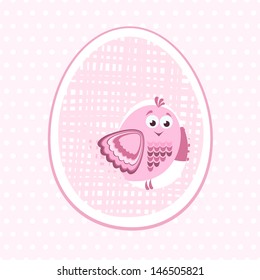 Illustration  for newborn girls