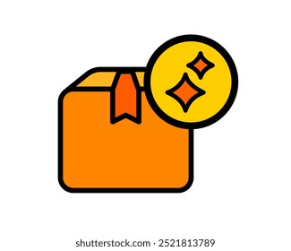 Ilustración de un producto recién lanzado o recientemente añadido