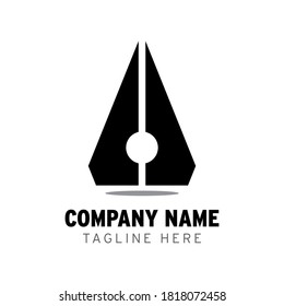 illustration of a nib to make a logo, perfect for an educational logo or a course business.
