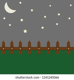 Illustration night background