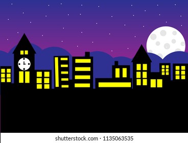 Illustration Night City