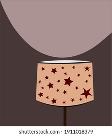 illustration of a night lamp