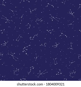 Illustration of the night sky