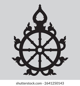 Illustration of a nil chakra puri temple.