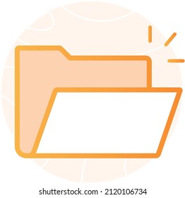 Illustration No Data Found File Empty Folder Import 