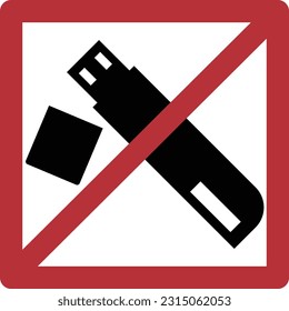 Illustration of no take out