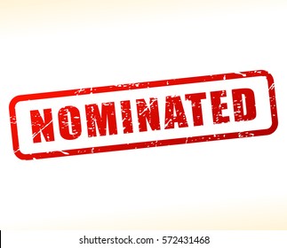 Illustration of nominated red text stamp