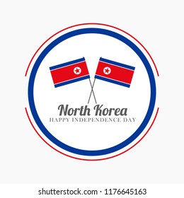 Illustration Of North Korea Independence Day Background