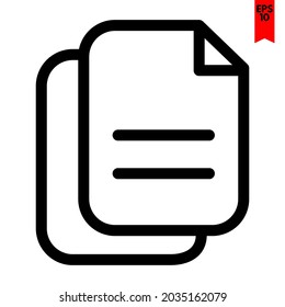 illustration of note design icon