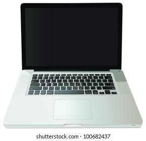 Illustration of a notebook computer