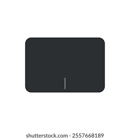illustration of notebook touch area for websites and graphic resources.