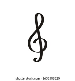 Illustration notes music symbol logo vector design 