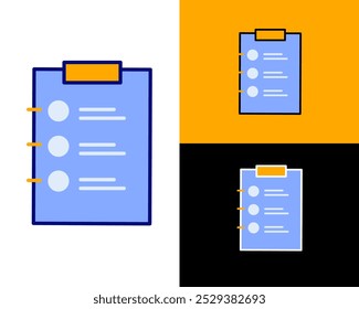 Ilustração de notas, caderno, papel para memorando ou escrever uma nota