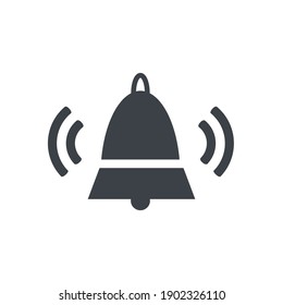 Illustration of notification bell icon Free Vector