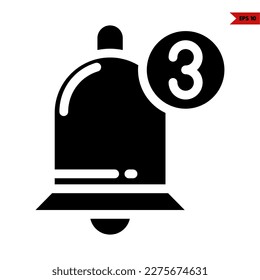 ilustración del icono de glifo de notificación