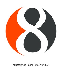 Ilustración de la plantilla de diseño gráfico vectorial número 8.