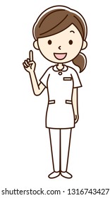 Illustration of nurse.