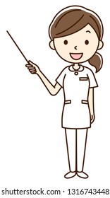 Illustration of nurse.