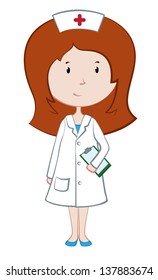 Illustration of a nurse