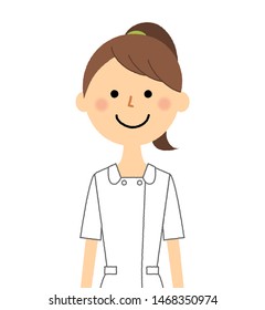 It is an illustration of a nurse.