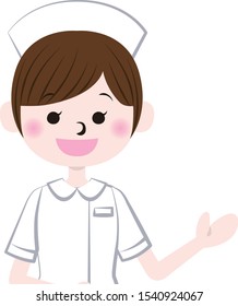 Illustration of a nurse guiding you