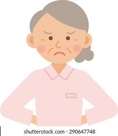 illustration of nurse posing