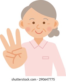 illustration of nurse posing