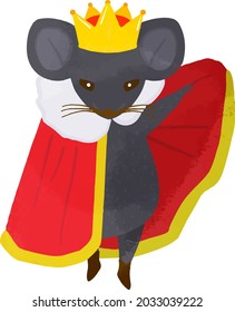 Illustration of the Nutcracker Mouse King