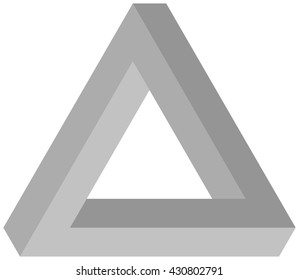 Illustration of an object that is impossible to build
