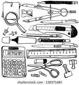 illustration of objects