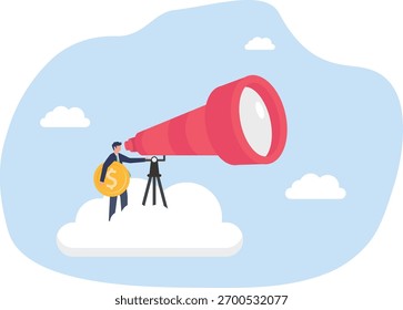 ilustração da observação e análise de estratégias para aumentar o lucro e a receita das empresas

