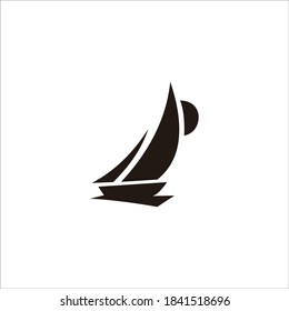 illustration ocean logo vector icon