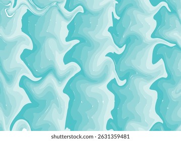 The Illustration of Ocean Marble Background