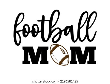 Illustration of, Rugby, Football Mom 