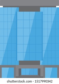 Illustration of office building.
