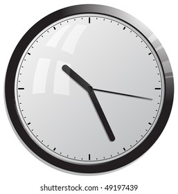 illustration of the office clock