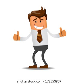 Illustration of office theme. vector illustration