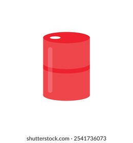 Illustration oil drum with blank background