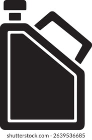 illustration of an oil-filled jerry can