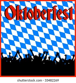 illustration of a oktoberfest background
