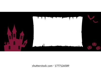 Illustration of old castle and Halloween character
Vector illustration