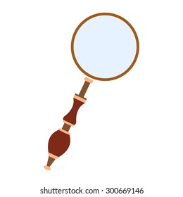 Illustration of an old flat loop. Research.
