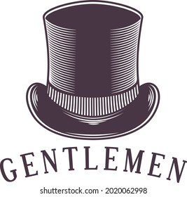 
illustration of old hat for gentlemen, Elegante