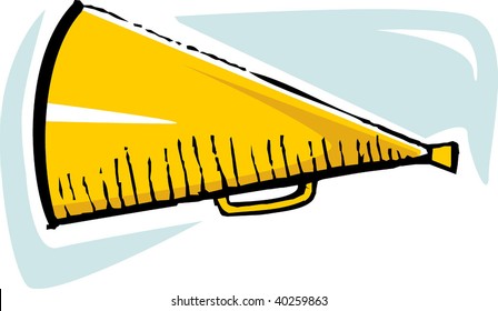 Illustration of old music instruments with speaker	
