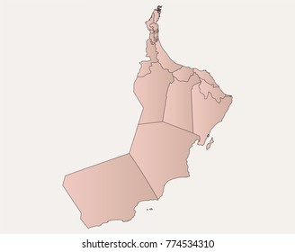 Illustration of the oman map