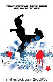 ilustração sobre um tema de dança