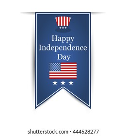 Illustration on day of Independence day july fourth